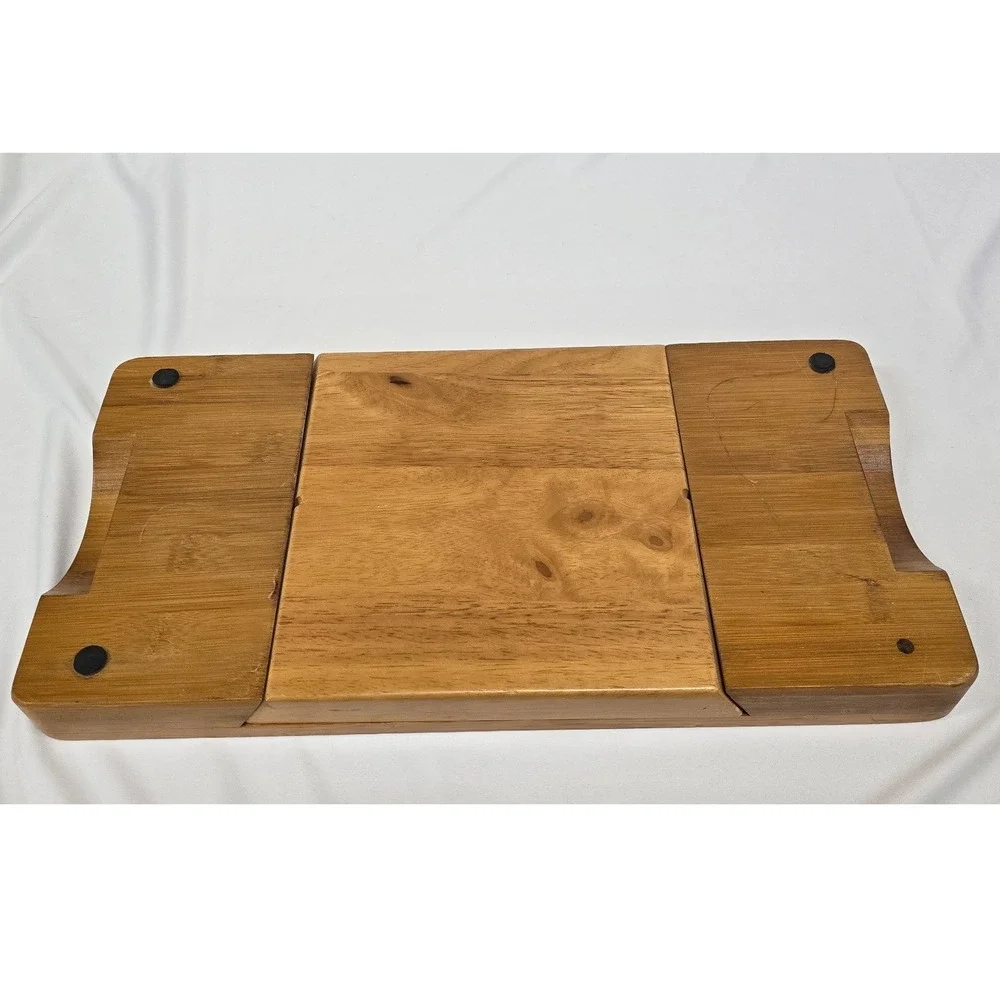 Barcon Bamboo Cheese Board Charcuterie Set with Slide Out‎ Drawer and 3 Tools